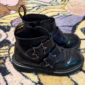 Doc Martens Kids Black Star Boots